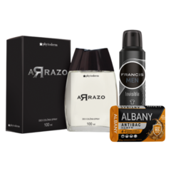 Kit Maculino Arrazo Laranja Colonia Desodorante Sabonete - comprar online