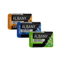 Kit com 3 Sabonetes Albany Homem 85g