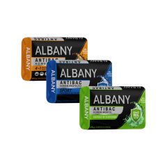 Kit com 3 Sabonetes Albany Homem 85g
