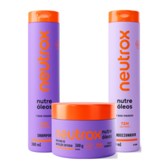 Kit Neutrox Nutre Óleos Duo 300ml + Creme De Tratamento 300g