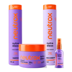 Kit Neutrox Nutre Óleos Duo 300ml + Nutrição Reparadora