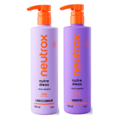 Kit Neutrox Nutre Óleos Shampoo + Condicionador Pump