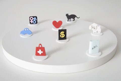 Kit Elementos Sistêmicos - Constelação Familiar na Água - Bonecos para Constelação Familiar