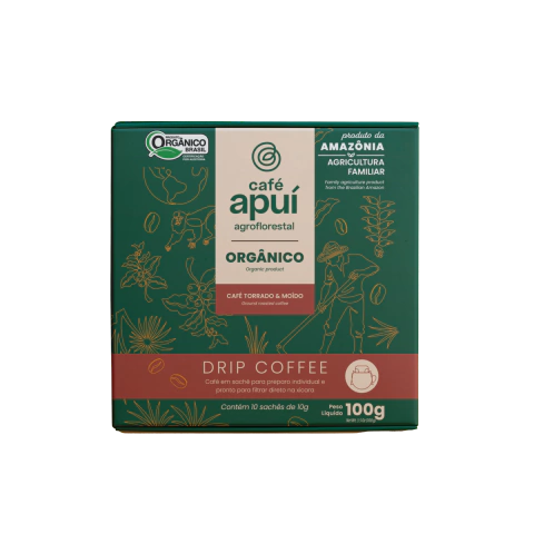 Café Apuí Agroflorestal Orgânico | Drip Coffee 100g
