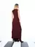 Vestido Longo Gola Alta Fenda Lateral - comprar online