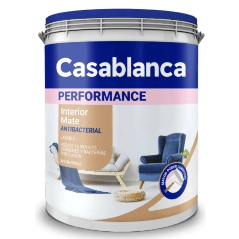 Casablanca Performance Latex Interior Mate Antibacterial 20 Lts - comprar online
