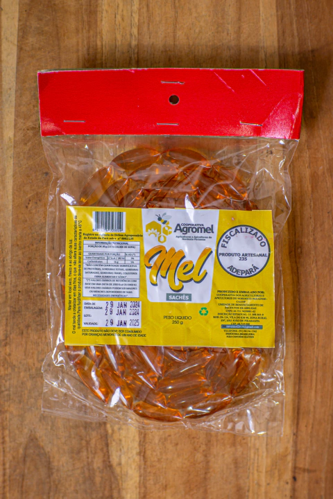Mel de Abelha em Sachês - Cooperativa Agromel - 250g