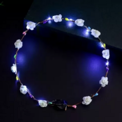 Vincha Flores Luminosa Led