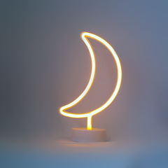 Silueta Led Media Luna - comprar online