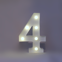 Numero 4 Led - comprar online
