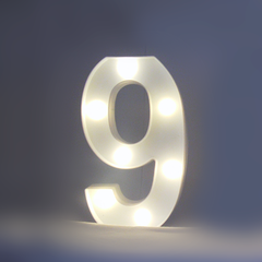 Numero 9 Led - comprar online