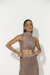 Cropped tule echarpe na internet