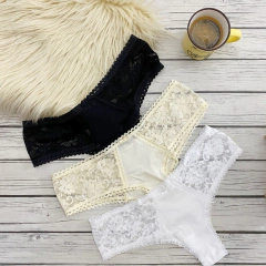 Culotte MYKONOS Microfibra Lisa + Encaje