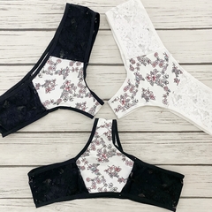 SALE Culotteless Microfibra Estampada + Encaje - comprar online