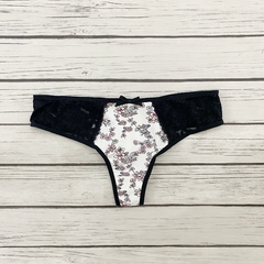 SALE Culotteless Microfibra Estampada + Encaje en internet