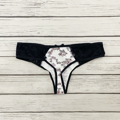 SALE Culotteless Microfibra Estampada + Encaje - Vladymira