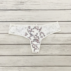 SALE Culotteless Microfibra Estampada + Encaje - tienda online