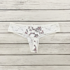 Imagen de SALE Culotteless Microfibra Estampada + Encaje