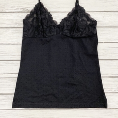Camiseta ALEGRA Microfibra Lisa + Puntilla Importada - Vladymira