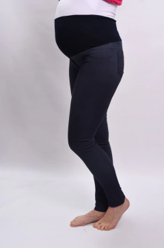 Pantalón de bengalina simil jean con spandex - comprar online