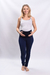Pantalón de bengalina bien elastizado con faja de algodón y lycra