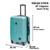 Set X2 Valija Grande + Valija Carry On Moiru