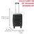 Set x3 Valija Grande + Valija Mediana + Carry On de Polipropileno Wanderlust