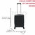Set x3 Valija Grande + Valija Mediana + Carry On de Polipropileno Skora