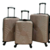 Set x3 Valija Mediana 24" + Carry On 20" + Carry On 18" Fibra ABS Bagcherry - TODO SHOP