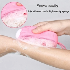 Kit esponjas exfoliantes silicona espalda y cuerpo - Genialidades