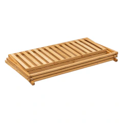 Organizador de calzado plegable de Bambú - tienda online