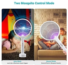 Raqueta mata insectos con base doble funcion! - comprar online