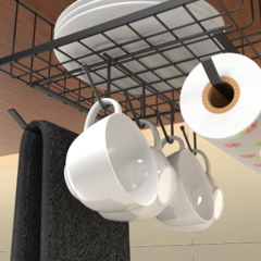 Organizador estante colgante con ganchos - comprar online