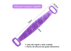 Kit esponjas exfoliantes silicona espalda y cuerpo - tienda online