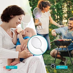 Raqueta mata insectos con base doble funcion! - Genialidades