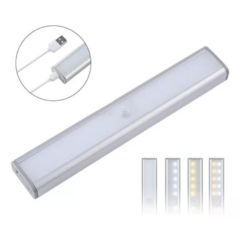 Varilla Tira Led Bajo Alacena Perfil Barra Luz Con Sensor - Genialidades