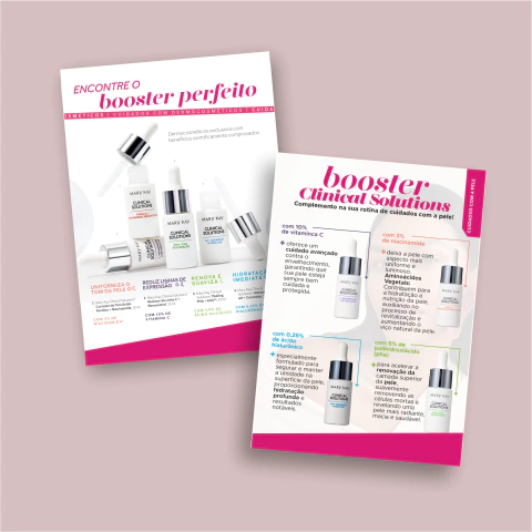 Pct 50 und Folheto Apresentação Booster Clinical Solutions Mary Kay - comprar online