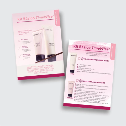 Pct 50 Und Folheto Apresentação Kit Básico TimeWise 3D Mary Kay - comprar online