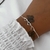 Pulseira em prata 3 corações - comprar online