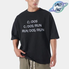 Remera Oversize C:/ Dos - Los Simpson