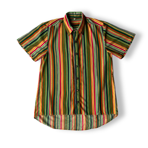 Camisa Manga Curta Listrada - Multicolor