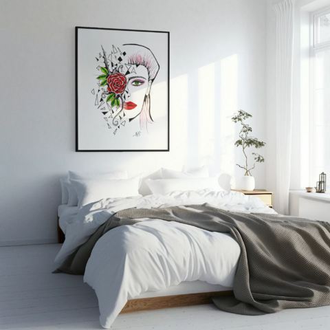Ofélia Art Print - Tatiartes - comprar online