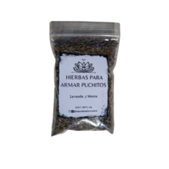 HIERBAS PARA ARMAR PUCHITOS Lavanda y Menta