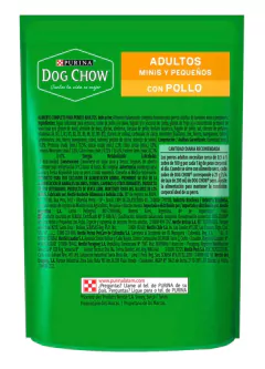 Pouch Dog Chow Adult@ mini y pequeños Pollo - comprar online
