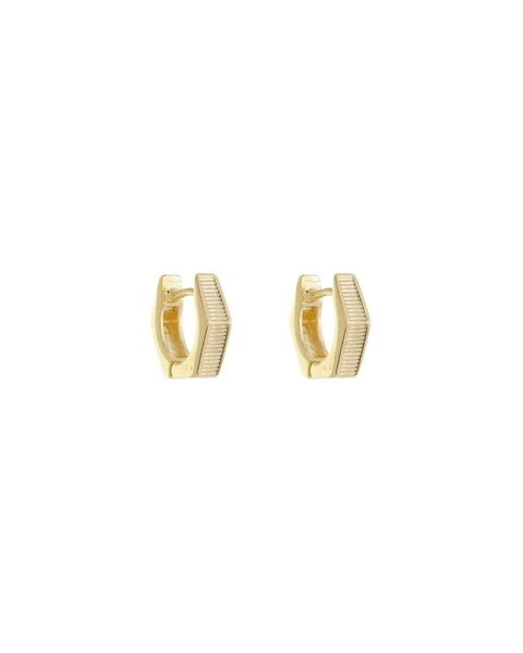BRINCO ARGOLA SEXTAVADA M DOURADO