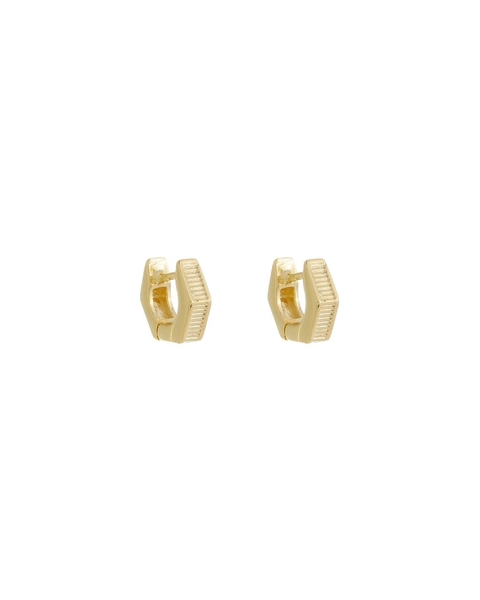 BRINCO ARGOLA SEXTAVADA P DOURADO