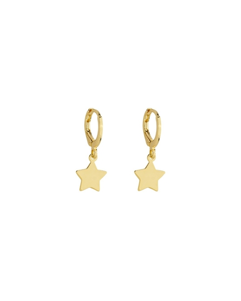 BRINCO ARGOLA ESTRELA G DOURADO - comprar online