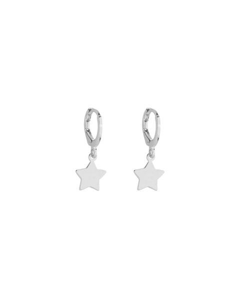 BRINCO ARGOLA ESTRELA G RÓDIO - comprar online