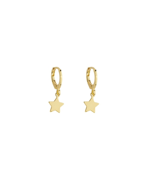BRINCO ARGOLA ESTRELA M DOURADO - comprar online