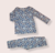 Conjunto Hojas azul Morley largo